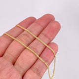 Cadena China 2.5g / 18 in / 1.5mm Oro Amarillo 18K
