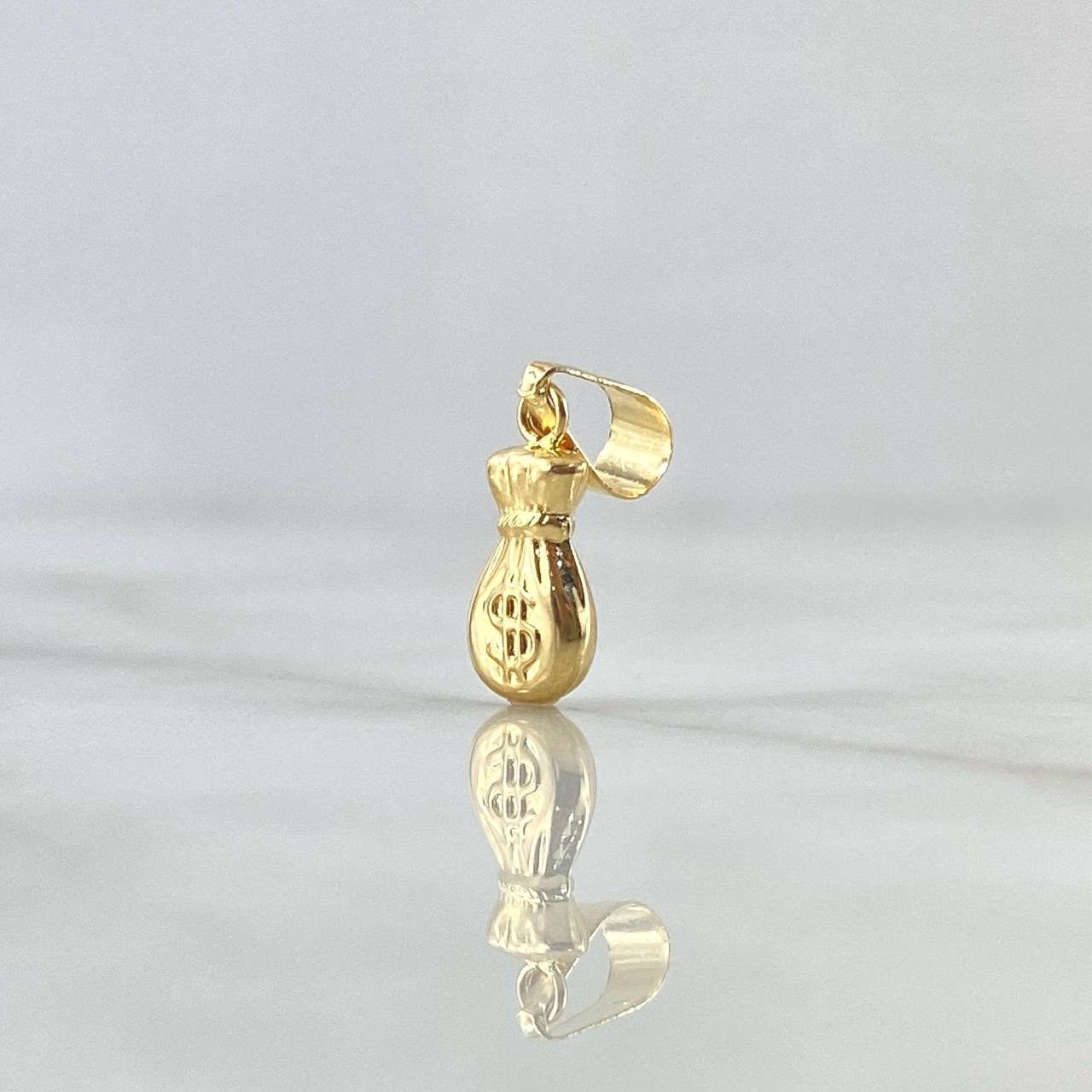 Pendant Money Bag 0.55gr / 2cm / Smooth Yellow Gold 18K Pendant