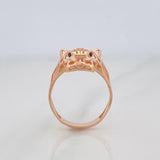 Anillo Pantera Filigrana 4.35 g / T8 3/4 Oro Rosa 18K