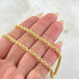 Cadena Lazo 7.1gr / 19 3/4 in / Oro Amarillo +3 18K ©