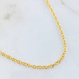 Cadena Lazo Roll-On 4.05gr / 19 3/4 in / 3.3mm Oro Amarillo +3 18K *