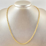 Cadena Lazo Roll-On 4.05gr / 19 3/4 in / 3.3mm Oro Amarillo +3 18K *