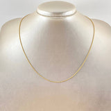 Cadena Franco 1.7gr / 17 3/4 in / Oro Amarillo +3 18K *