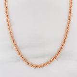 Rope Chain 5 g / 23 3/4 in / 2.7 mm 18K Rose Gold