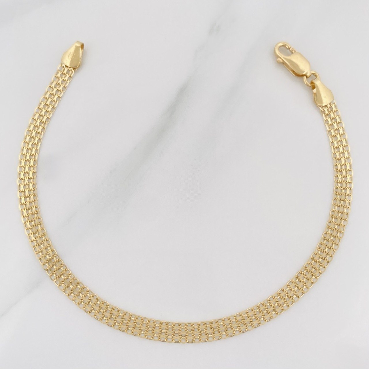 Bismark Bracelet 3.5 g / 8 in / 4.2 mm 18K Yellow Gold