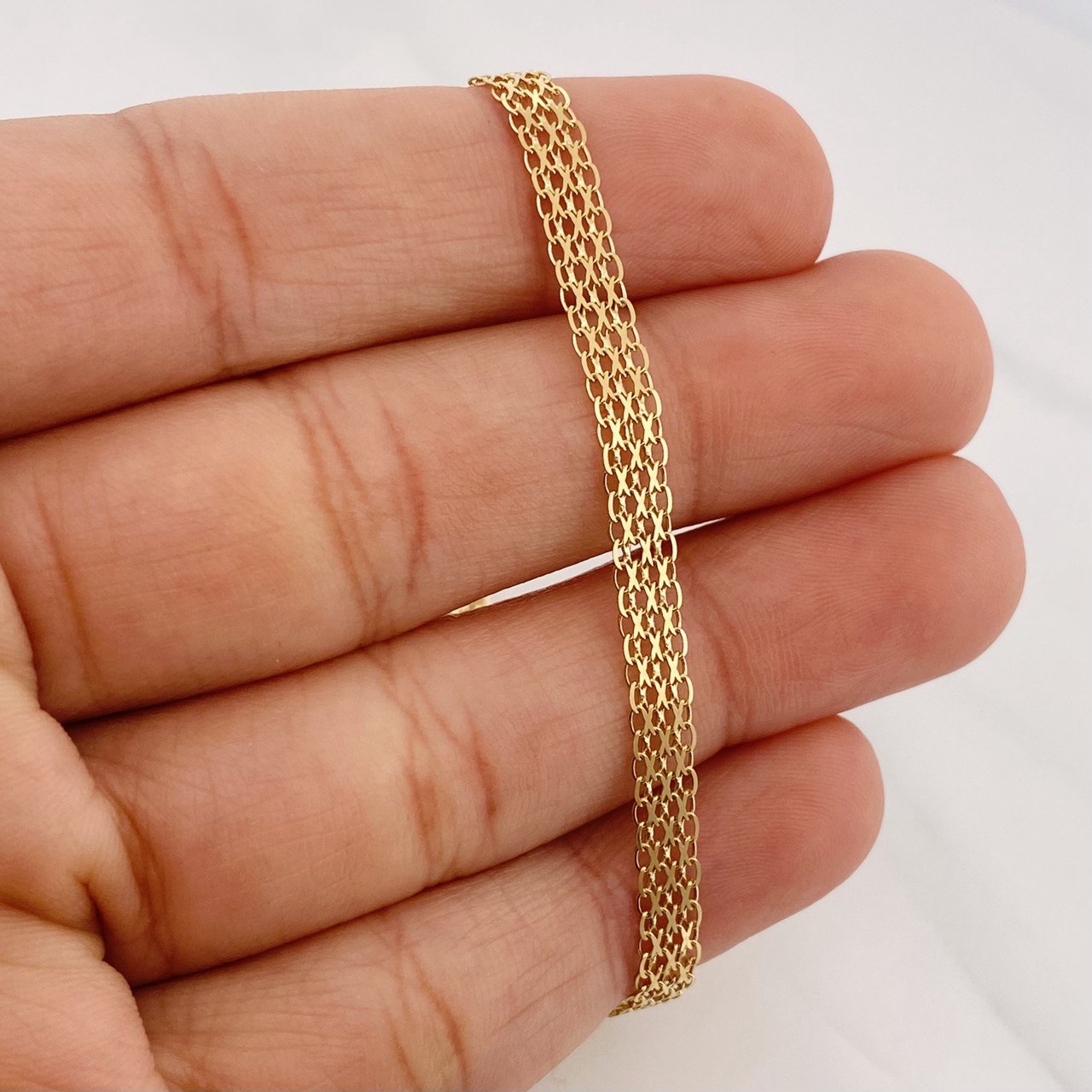 Bismark Bracelet 3.5 g / 8 in / 4.2 mm 18K Yellow Gold