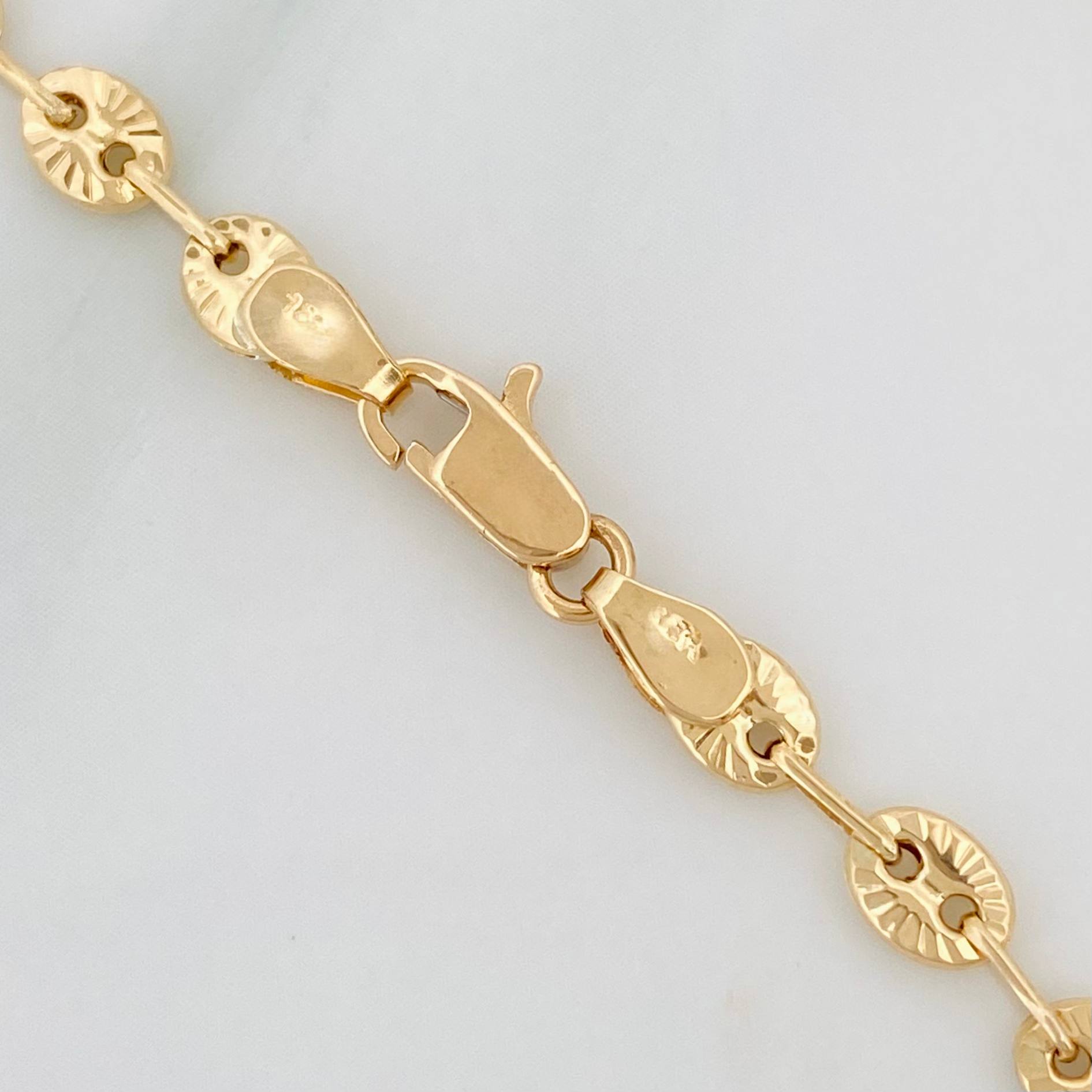 Tobillera Gc 3.65 g / 9 3/4 in / 3.8 mm Oro Amarillo 18K