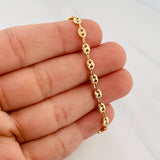 Tobillera Gc 3.5g / 9 1/4 in / 3.86mm Oro Amarillo 18K