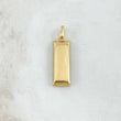 Pendant Ingot 5.15gr / 3cm / Smooth 18K Yellow Gold