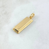 Pendant Bar 5.05gr / 1.2in / Nac.Esp. 18K Gold &