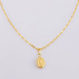 Classic Link Chain + Pendant Virgin of Guadalupe / 2.15 g / 17 3/4 in Yellow Gold 18K