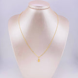 Classic Link Chain + Pendant Virgin of Guadalupe / 2.15 g / 17 3/4 in Yellow Gold 18K