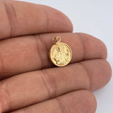 San Judas Tadeo Pendant 0.85gr / 1.9cm / 3/4 in / 18K Gold
