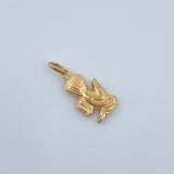 Pendant Guardian Angel 0.55gr / 0.8in / 18K Gold &