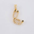 Dije Estetoscopio tupido corazon 2.4g / 1 in Oro Amarillo 18K
