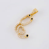 Dije Estetoscopio tupido corazon 2.4g / 1 in Oro Amarillo 18K