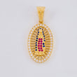 Dije Canasta virgen guadalupe 3.65g / 1 1/4 in Oro Amarillo 18K