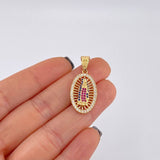 Dije Canasta virgen guadalupe 3.65g / 1 1/4 in Oro Amarillo 18K