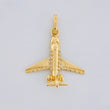 Dije Avion 1.2g / 3/4 in Oro Amarillo 18K