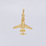 Dije Avion 1.2g / 3/4 in Oro Amarillo 18K