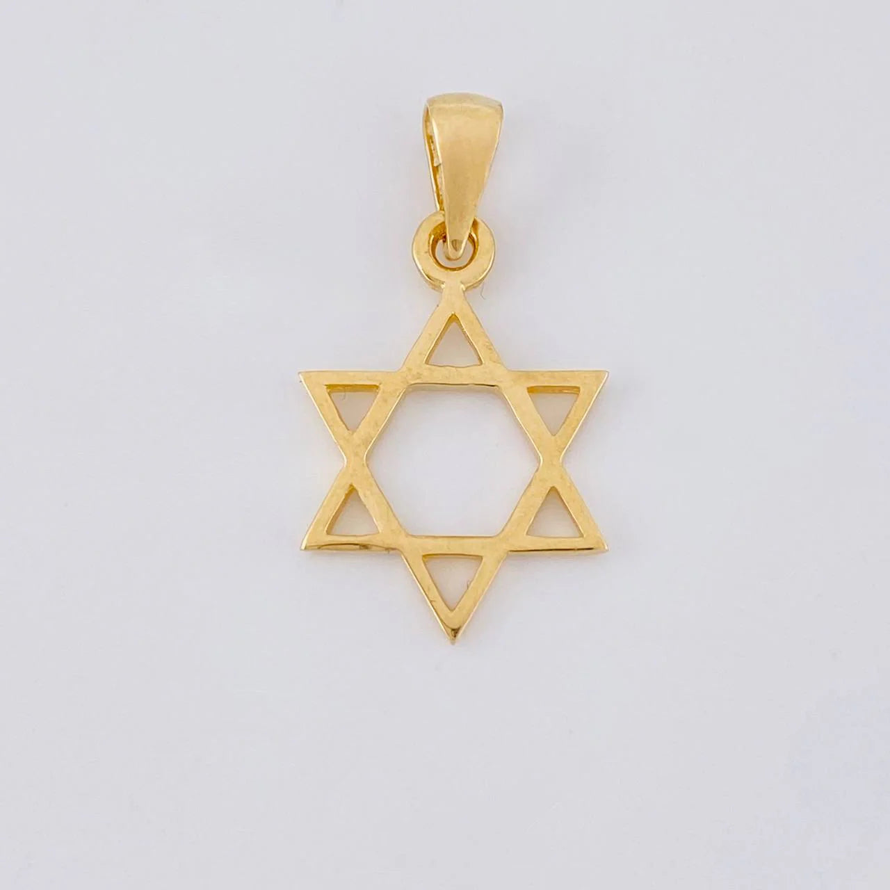 Dije Estrella de David 1.3g / 1 in Oro Amarillo 18K