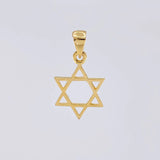Dije Estrella de David 1.3g / 1 in Oro Amarillo 18K