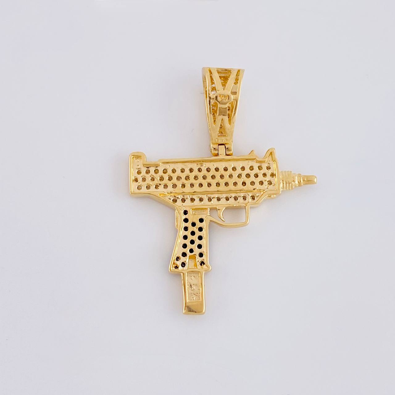Dije mini uzi 3.9g / 1 1/4 in Oro Amarillo 18K