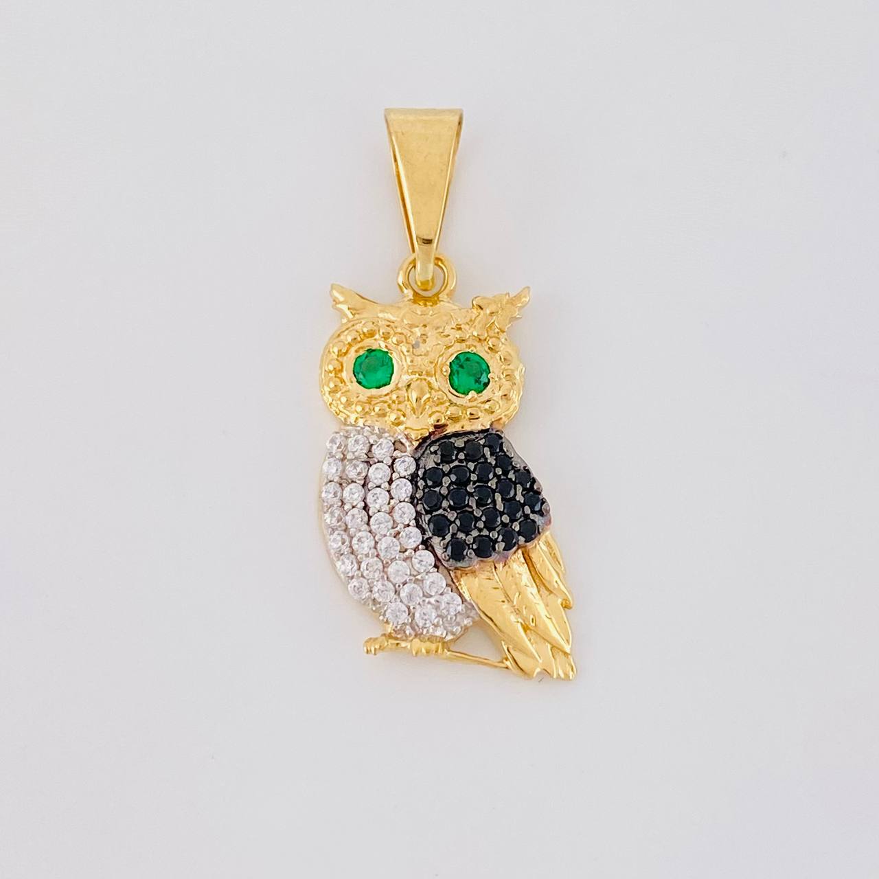 Pendant Owl 2.25g / 1 in 18K Yellow Gold