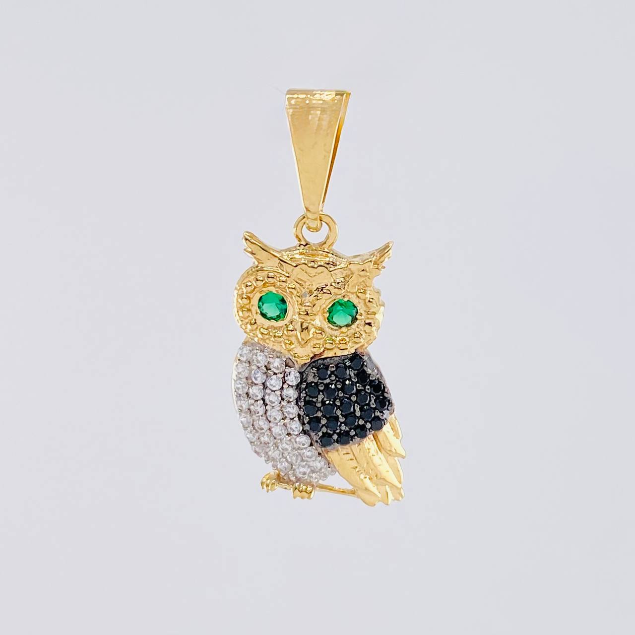 Pendant Owl 2.25g / 1 in 18K Yellow Gold