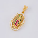 Dije Virgen de guadalupe 3.65g / 1 1/4 in Oro Amarillo 18K