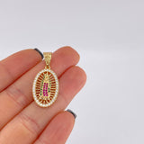 Dije Virgen de guadalupe 3.65g / 1 1/4 in Oro Amarillo 18K