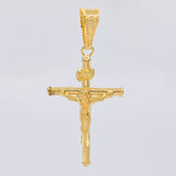 Pendant Cross Christ 1.1 g / 1 1/2 in 18K Yellow Gold