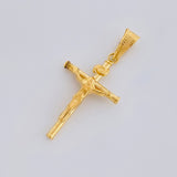 Pendant Cross Christ 1.1 g / 1 1/2 in 18K Yellow Gold