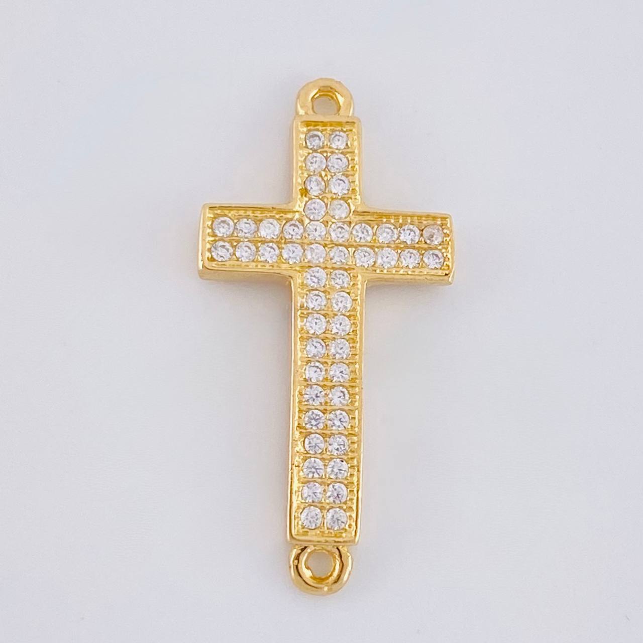 Herraje Cruz Basteada 1.7g / 1 in Oro Amarillo 18K
