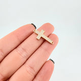 Herraje Cruz Basteada 1.7g / 1 in Oro Amarillo 18K