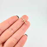 Herraje Cruz Tupida 0.55g / 3/4 in Oro Amarillo 18K