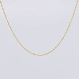 Cadena Singapur 0.85 g / 49 cm / 1 mm Oro Amarillo 18K