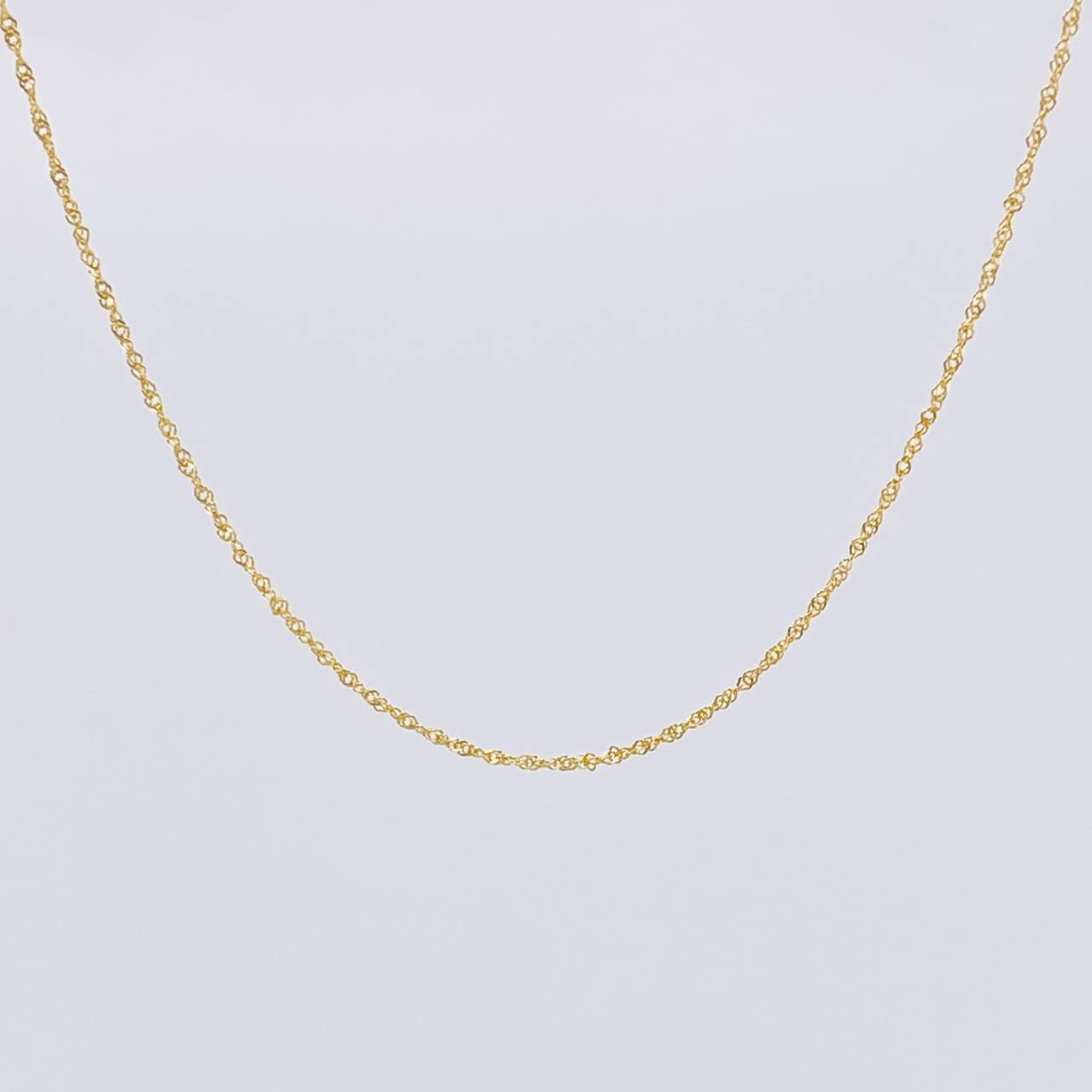 Cadena Singapur 0.85 g / 49 cm / 1 mm Oro Amarillo 18K