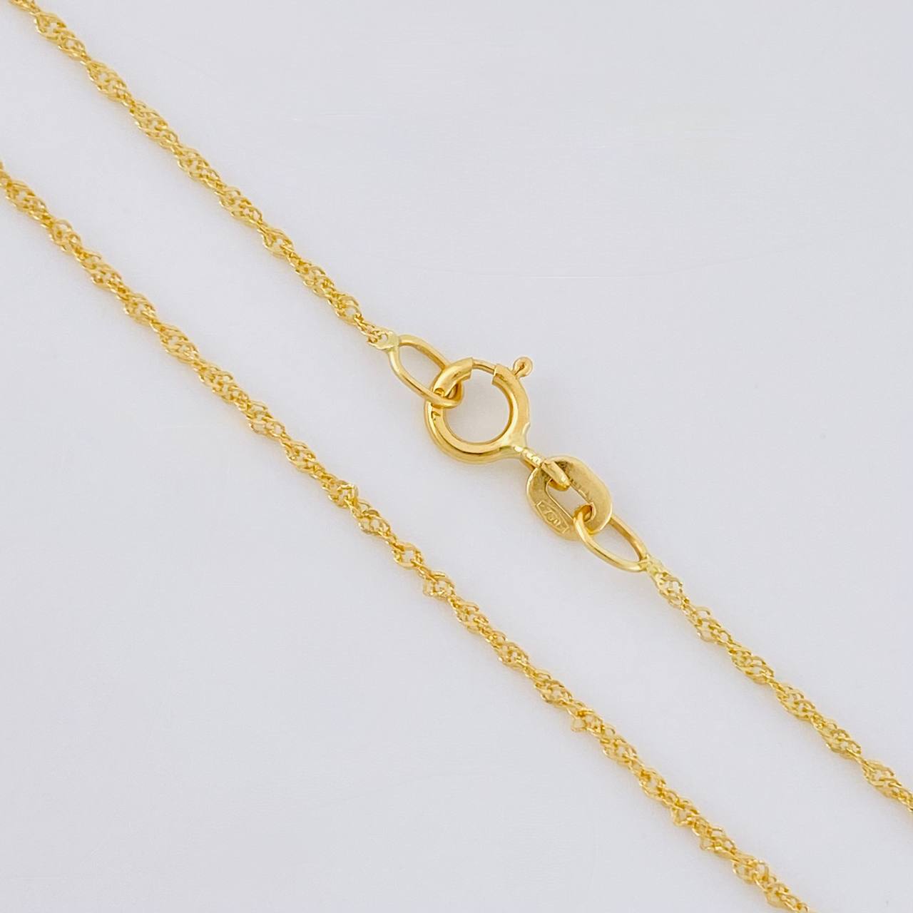 Cadena Singapur 0.85 g / 49 cm / 1 mm Oro Amarillo 18K