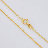 Cadena Singapur 0.85 g / 49 cm / 1 mm Oro Amarillo 18K
