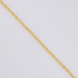 Cadena Singapur 0.85 g / 49 cm / 1 mm Oro Amarillo 18K