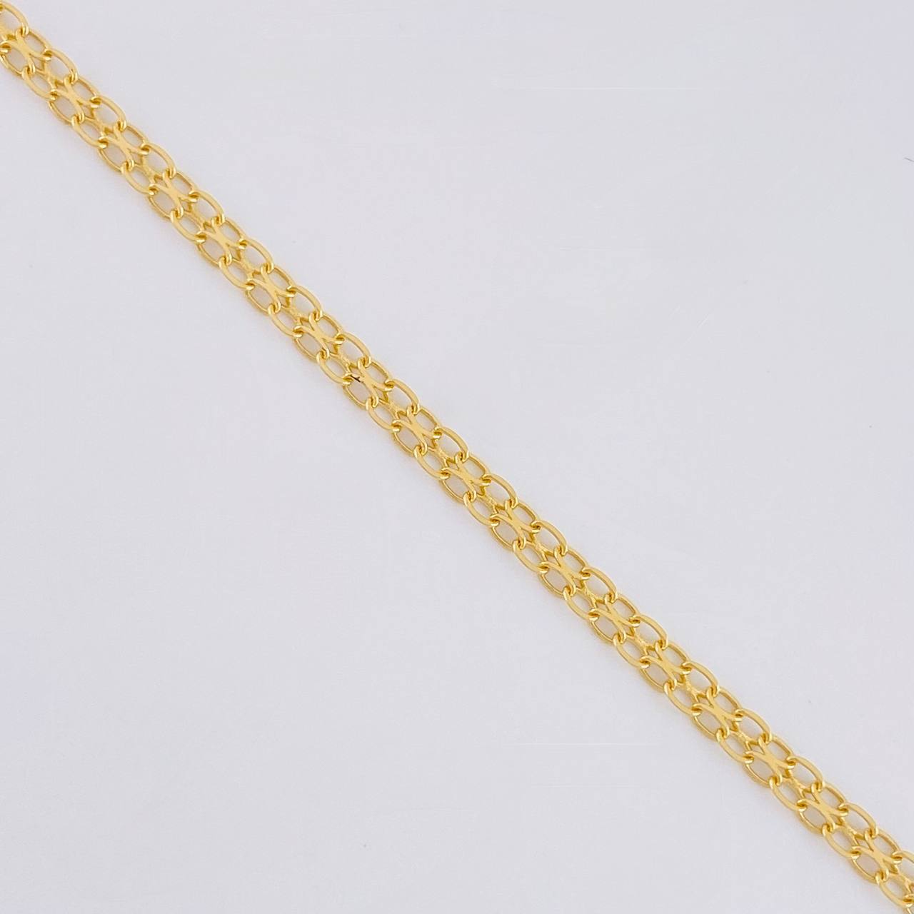 Cadena China 3 g / 17 3/4 in / 2.2 mm Oro Amarillo 18K