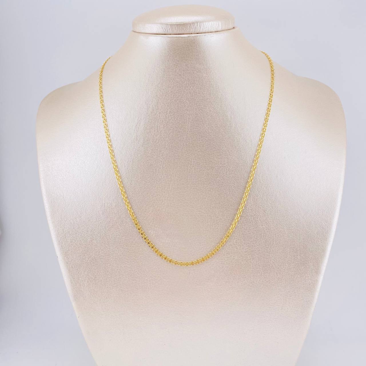 Cadena China 3 g / 17 3/4 in / 2.2 mm Oro Amarillo 18K