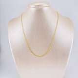 Cadena China 3 g / 17 3/4 in / 2.2 mm Oro Amarillo 18K