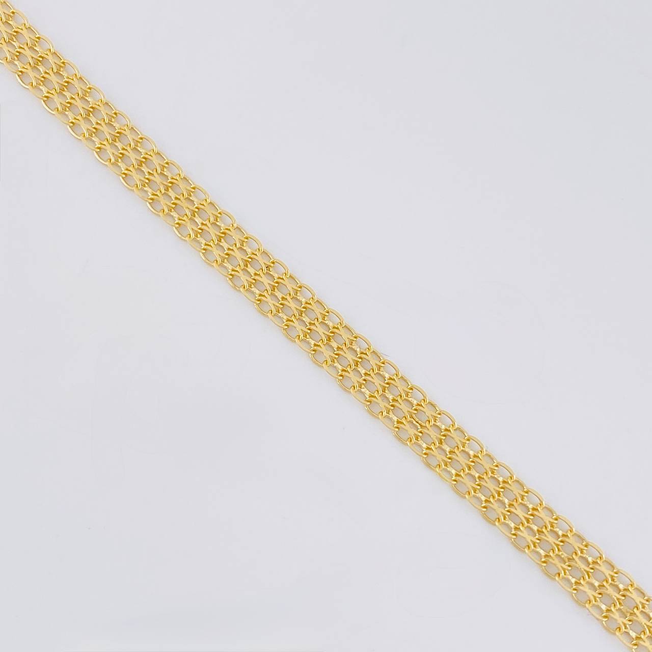 Pulso Chino 3.55 g / 8 in / 4.3 mm Oro Amarillo 18K