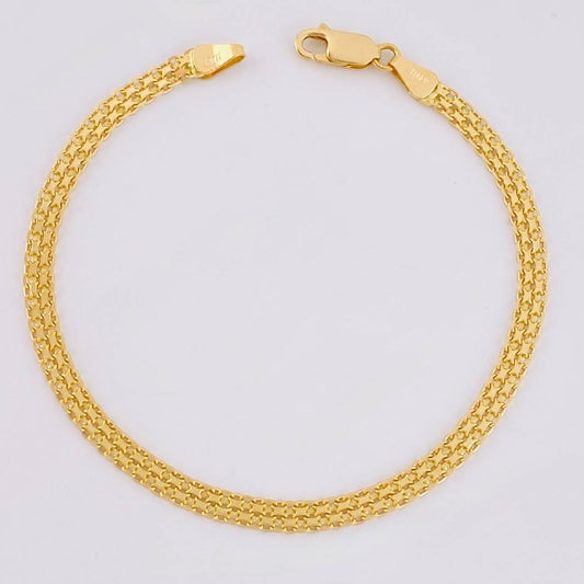 Pulso Chino 4.85 g / 7 3/4 in / 3.8 mm Oro Amarillo 18K