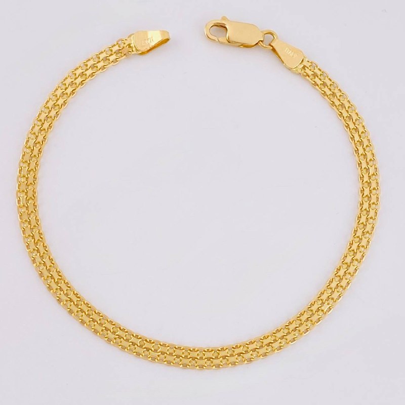 Pulso Chino 4.8 g / 7 3/4 in / 3.8 mm Oro Amarillo 18K