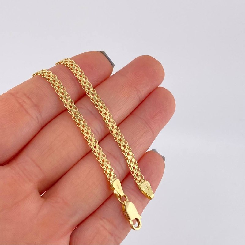 Pulso Chino 4.8 g / 7 3/4 in / 3.7 mm Oro Amarillo 18K