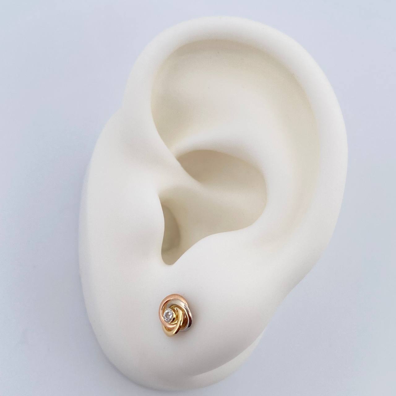 Stud Earrings Helice 0.7gr / 18K Gold $