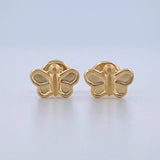 Butterfly Stud Earrings 0.6gr / 18K Gold $